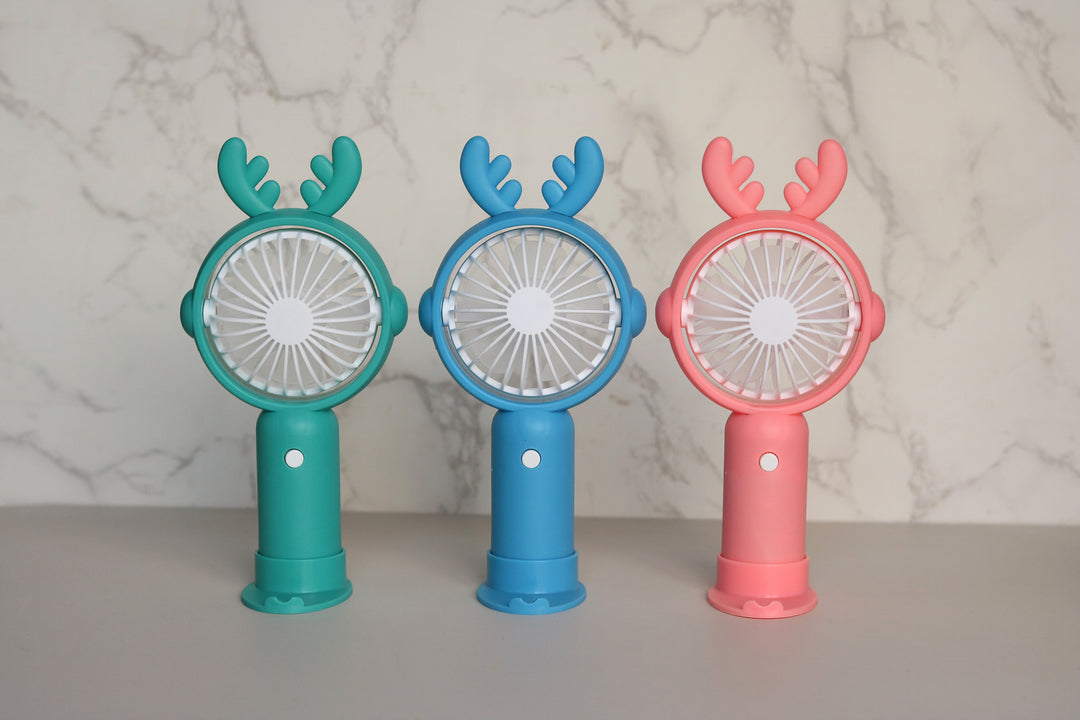Unisex Portable Mini Fan with Ergonomic Design and Animal Ears Stornfield