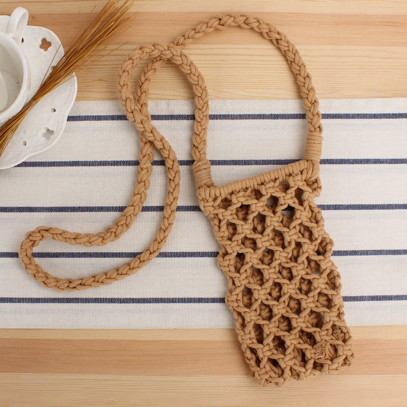 Macramé Shoulder Bag in Creative Net Design Stornfield