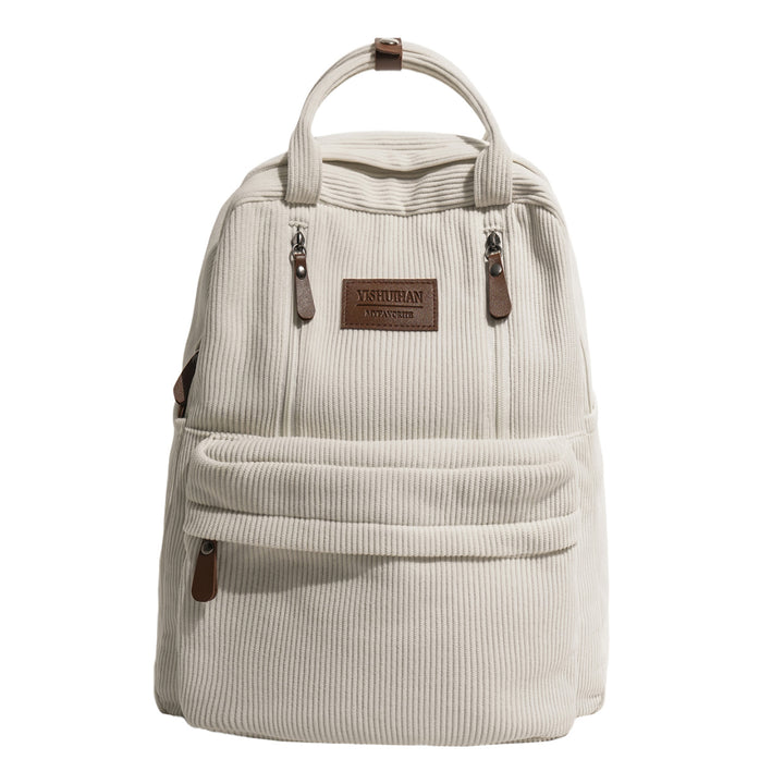Corduroy Textured School Backpack Stornfield
