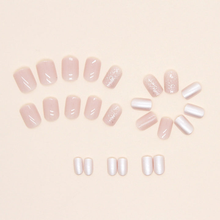 Elegant Glossy Press-On Nail Set Stornfield