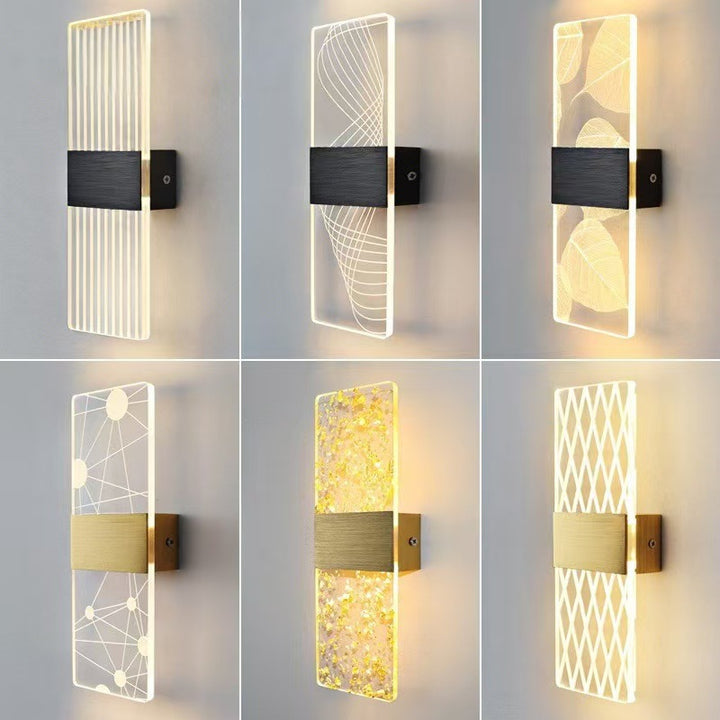 Contemporary Crystal Wall Sconce