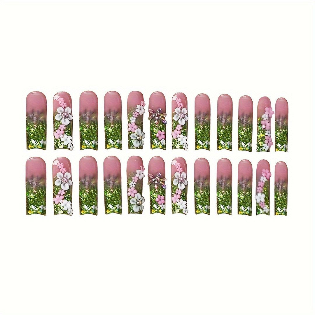 Floral Fantasy Press-On Nail Set Stornfield
