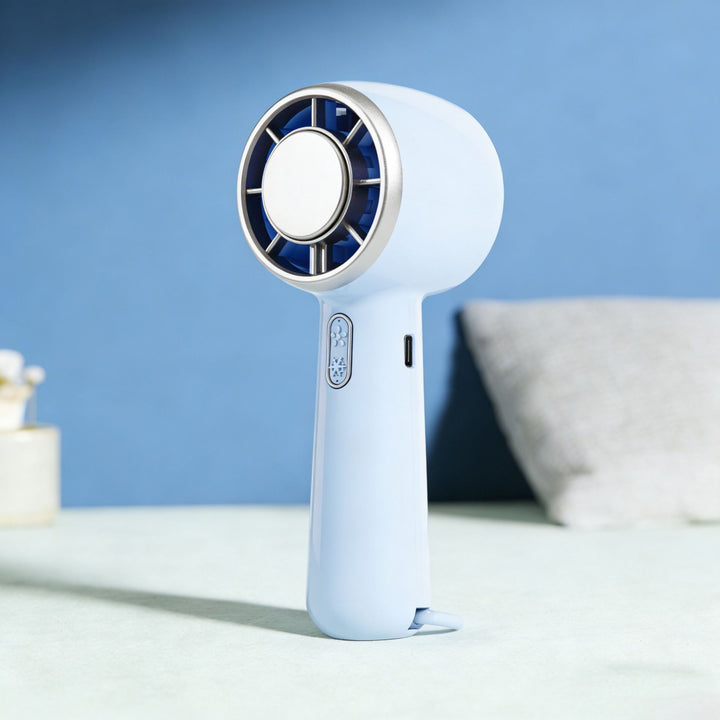 Women's Portable Handheld Fan with Ergonomic Design and Flexible Tilt Adjustment Stornfield