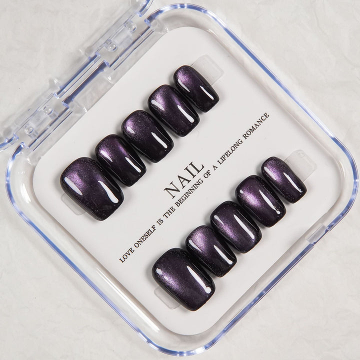 Premium Glossy Press-On Nail Set