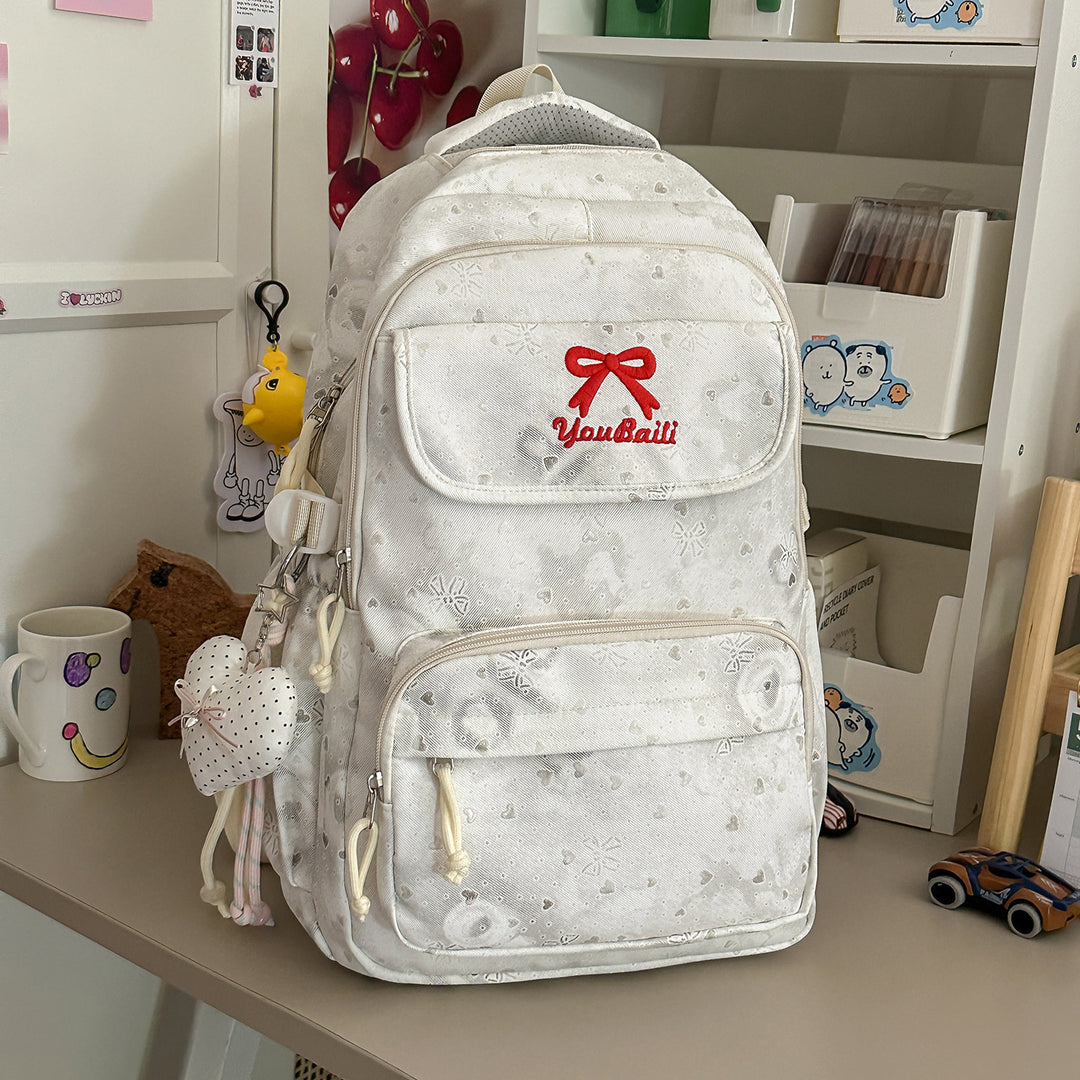 Playful Illustrated Graphic Backpack Stornfield
