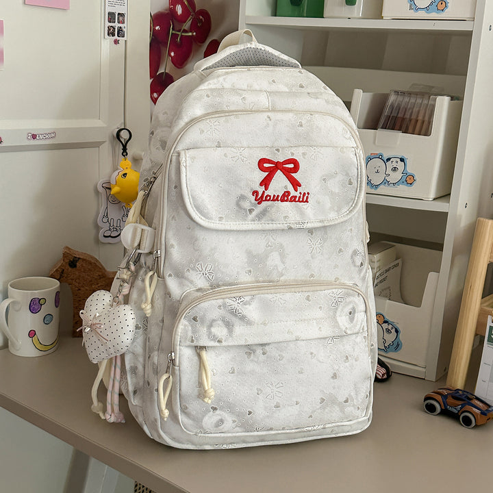 Playful Illustrated Graphic Backpack Stornfield