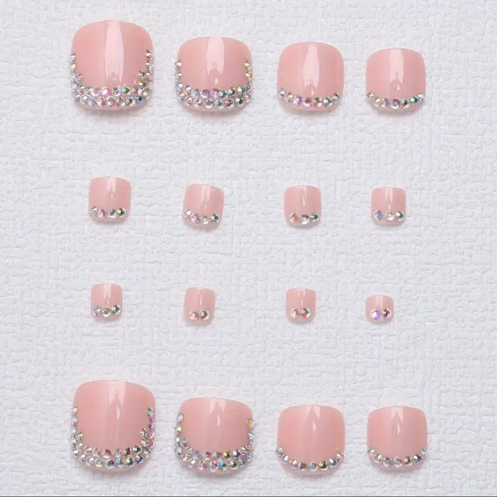 Nail art set with sparkling rhinestone decorations Stornfield