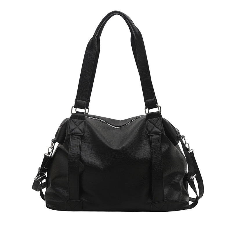 Luxurious Faux Leather Travel Tote Bag Stornfield