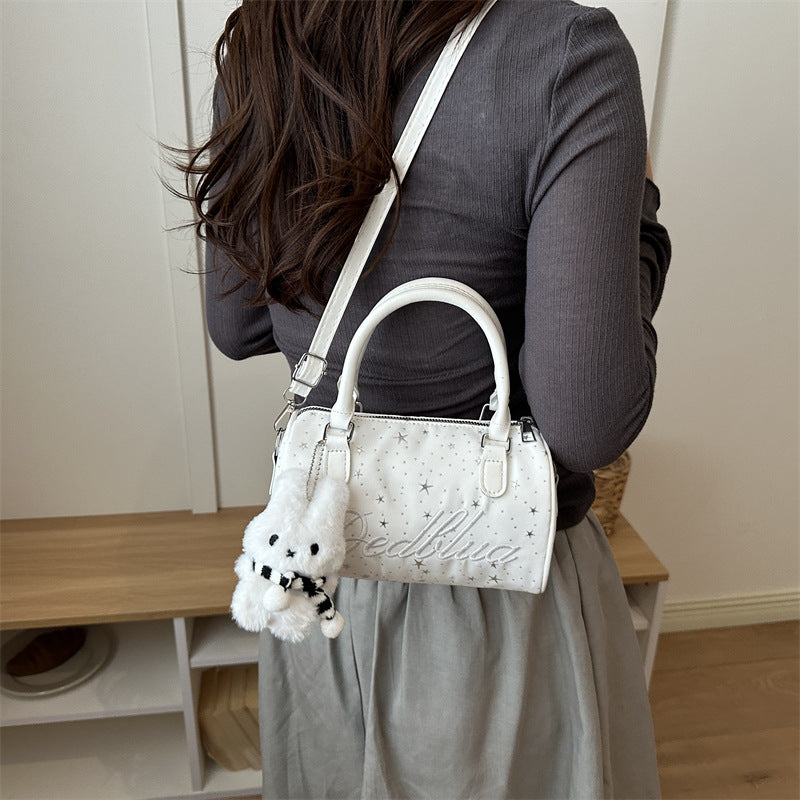 Stylish Star-Embellished Handheld Bag