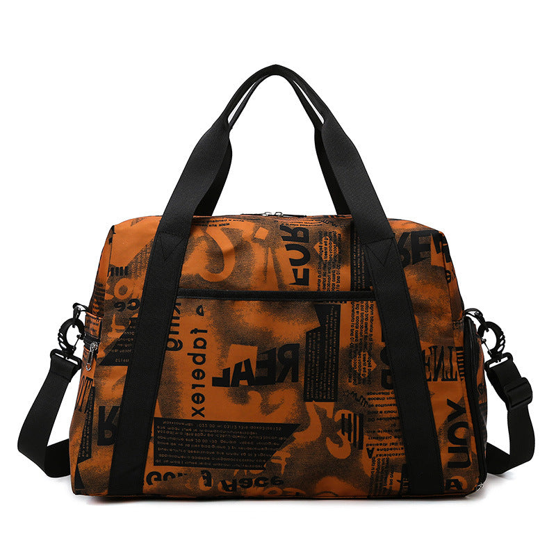 Sporty travel bag with playful elephant pattern Stornfield
