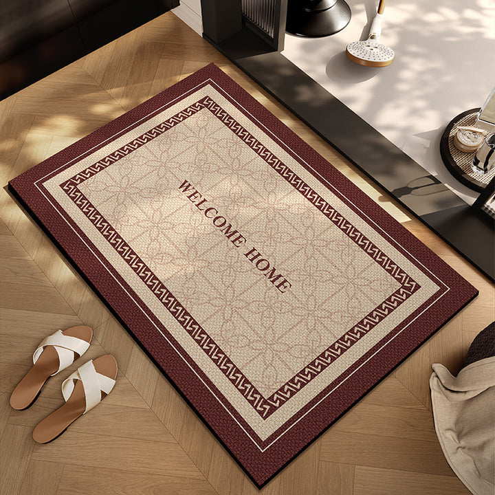 Checkerboard Patterned Entryway Mat Stornfield