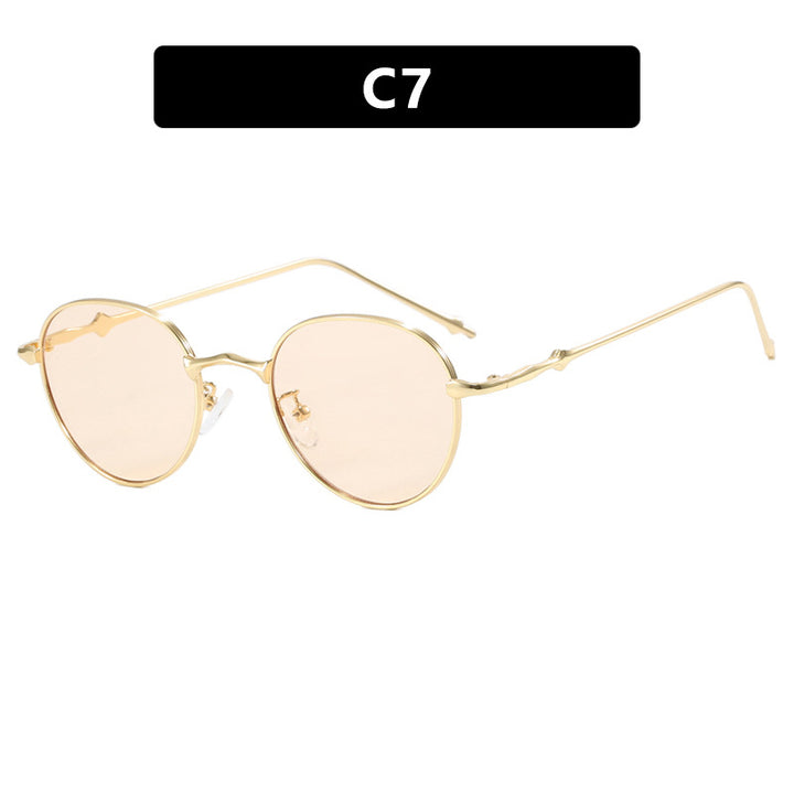 Ladies elegant sunglasses in fashionable oval design Stornfield