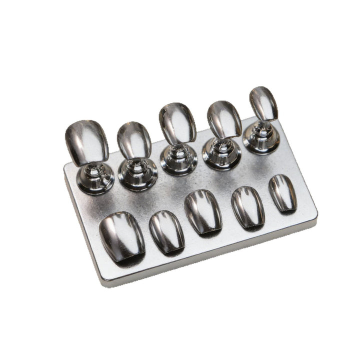 Metallic Press-On Nail Set