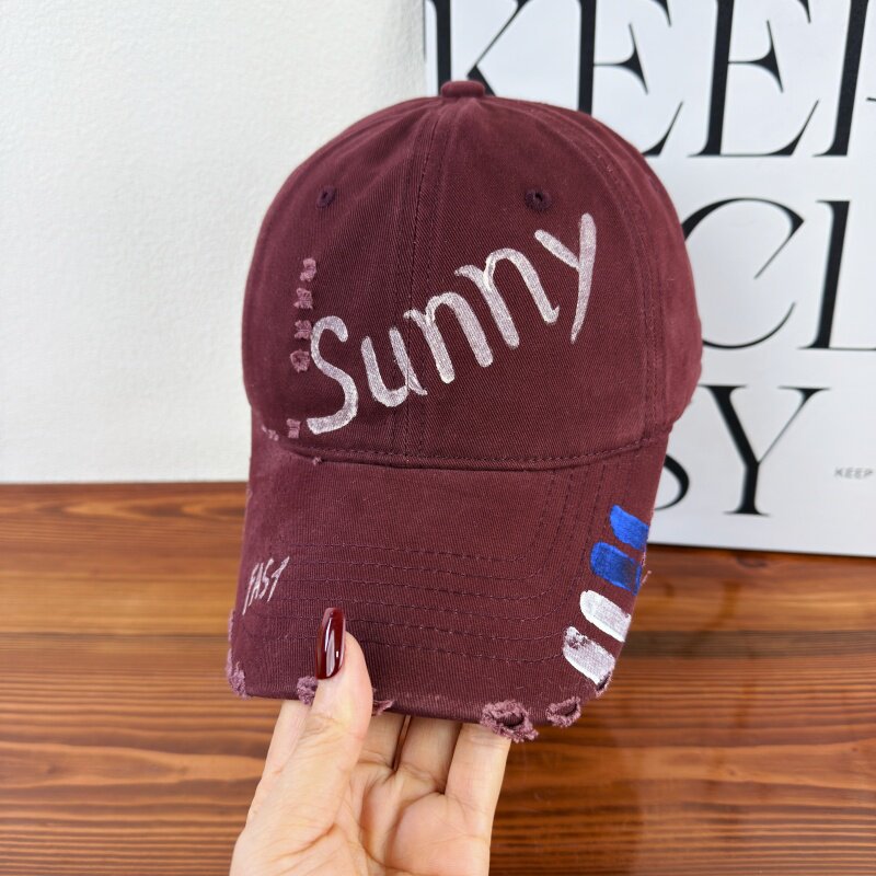 Women's Distressed Graphic Sun Cap Stornfield