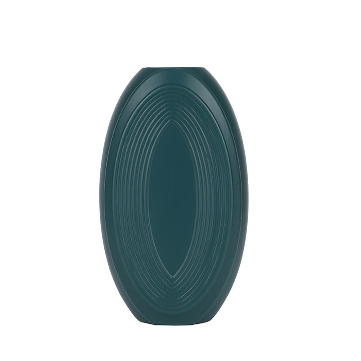 Textured Oval Decorative Vase Stornfeild