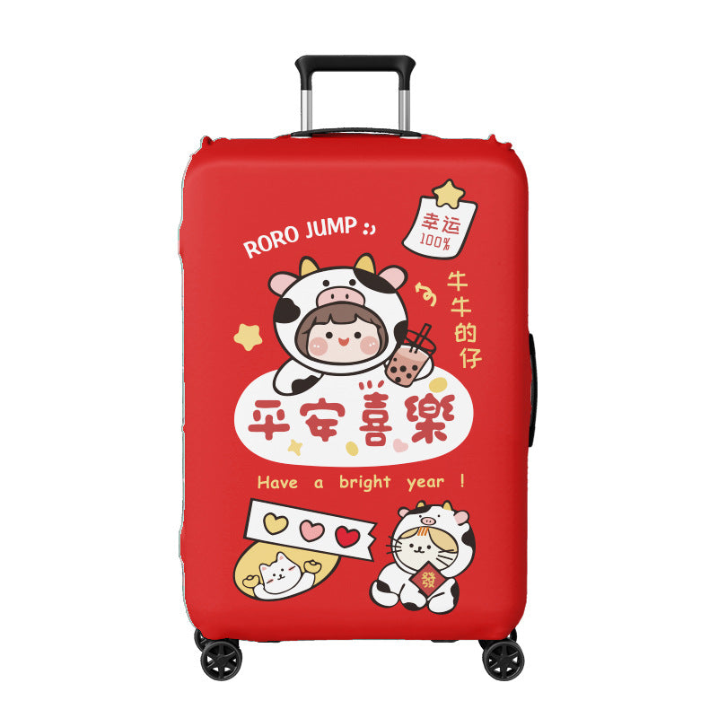 Women Suitcase Cover with Floral Patterns Stornfield