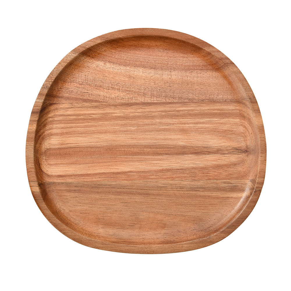 Elegant wooden serving platter with ergonomic design Stornfield