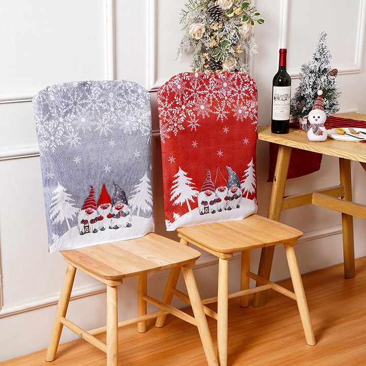 Festive chair covers with Christmas motifs Stornfield
