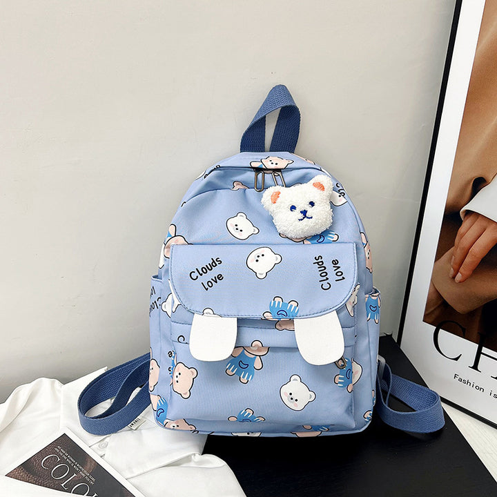 Cute Plush Bear-Themed Mini Backpack Stornfield