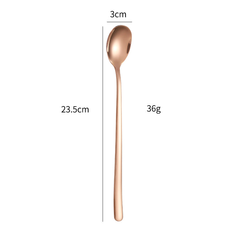 More elegant and ergonomic dessert spoon made of high-quality stainless steel Stornfield