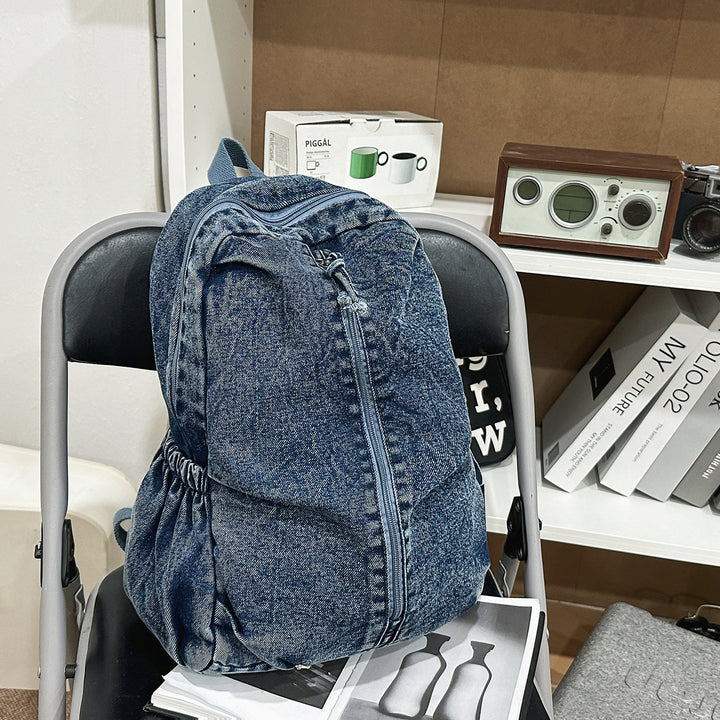 Casual Denim Travel Backpack Stornfield