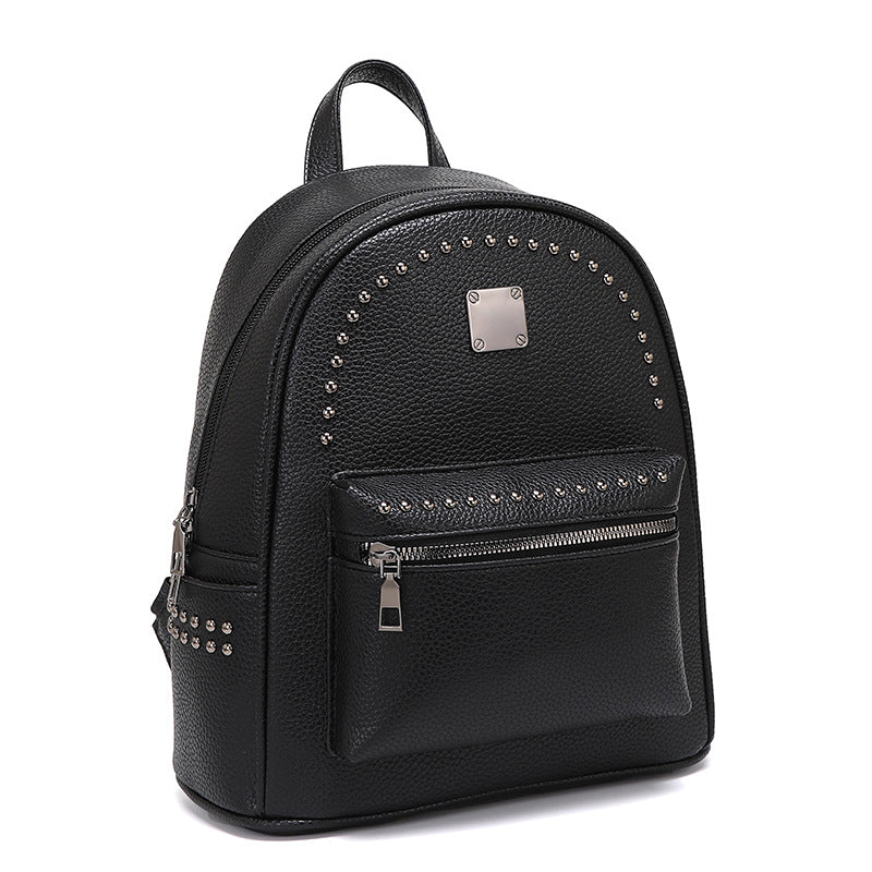 Studded Leather Backpack Stornfield
