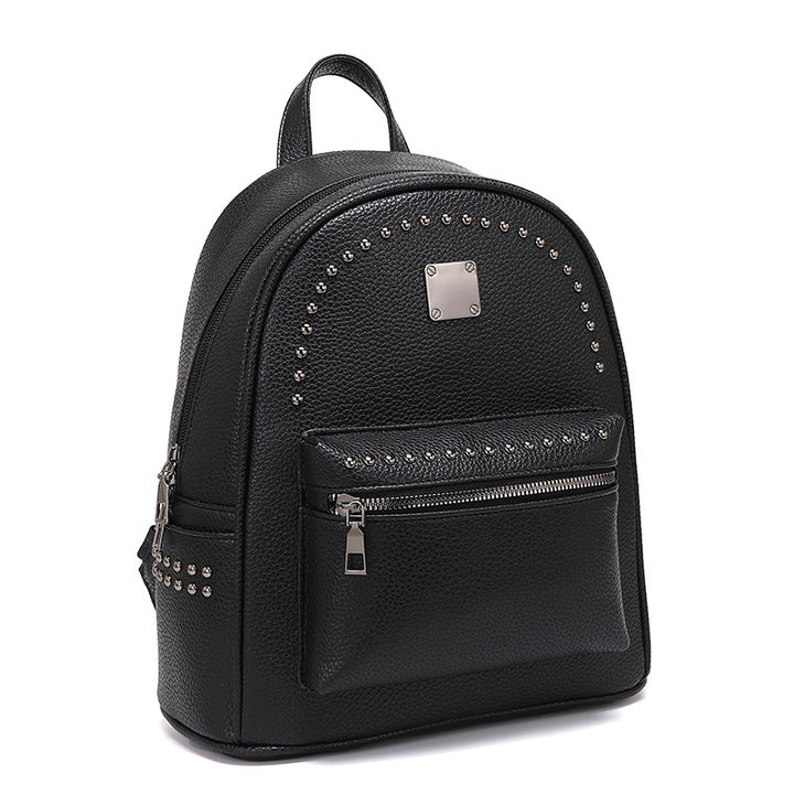 Studded Leather Backpack Stornfield