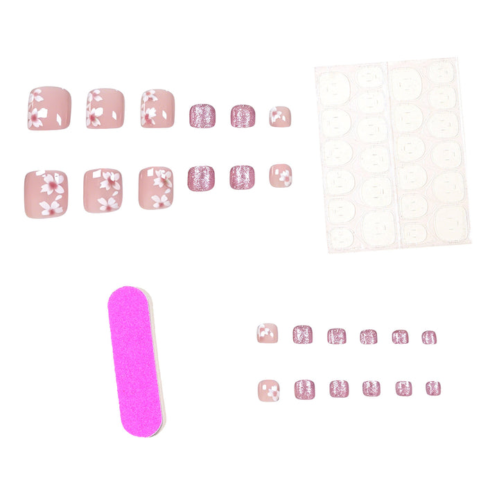 Decorative Floral Toe Nail Art Stornfield
