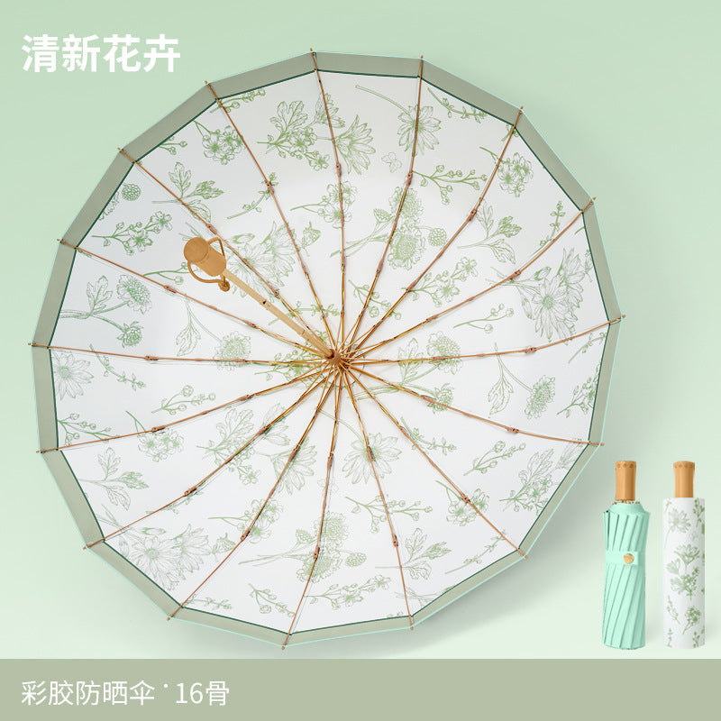 Women's umbrella with floral patterns Stornfield