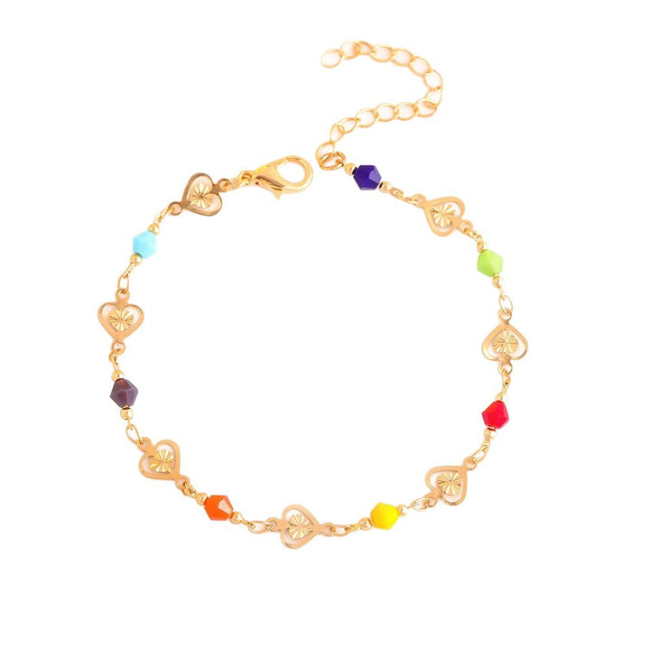 Colorful Heart Charm Bracelet Stornfield
