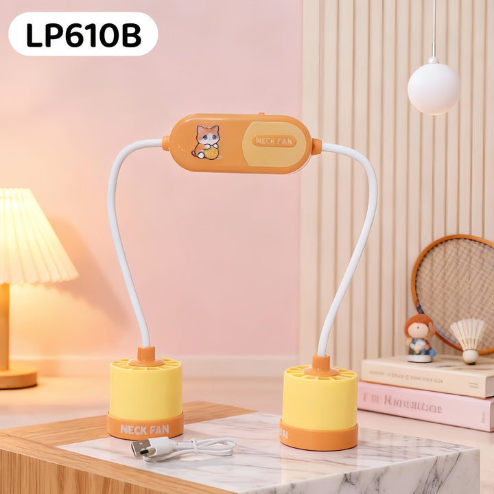 Ladies Portable Neck Fan with Ergonomic Design and Cooling Function Stornfield