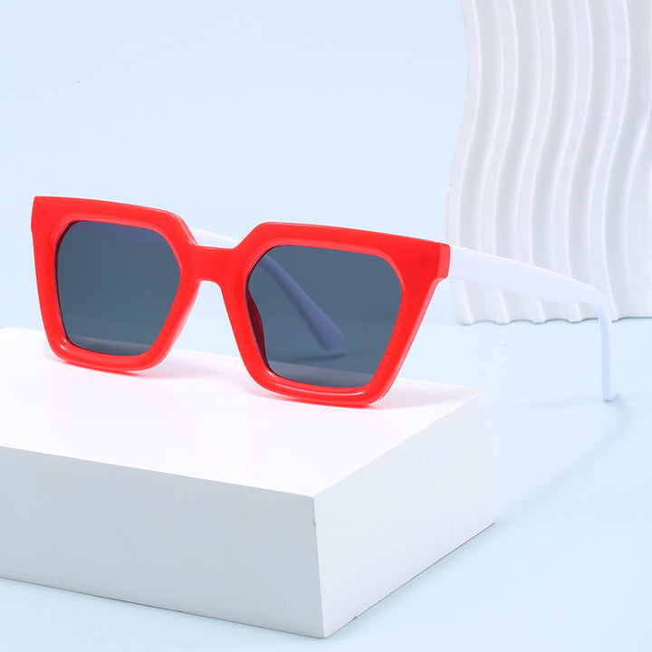 Women's modern designer sunglasses with transparent frame Stornfield