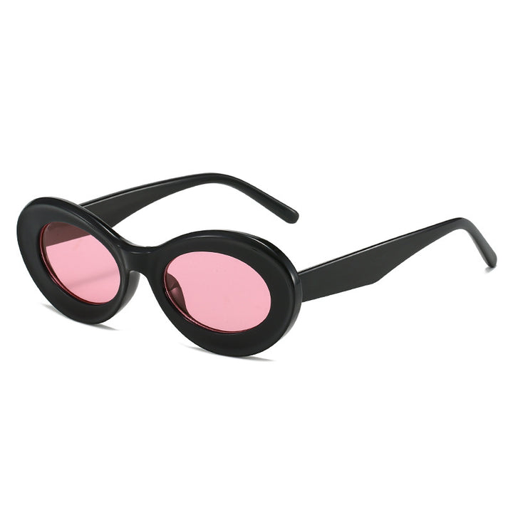 Ladies fashionable sunglasses in oval design Stornfield