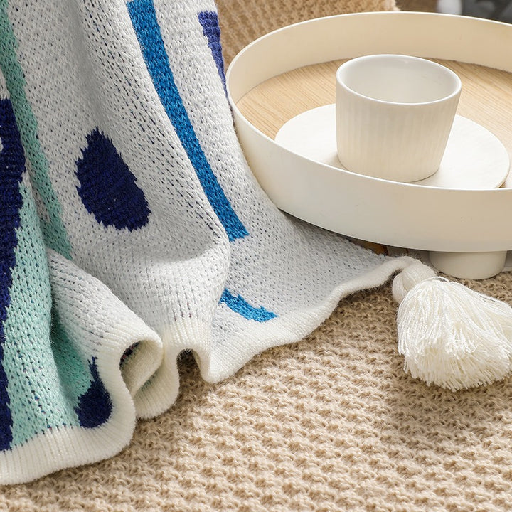 Geometric Woven Throw Blanket