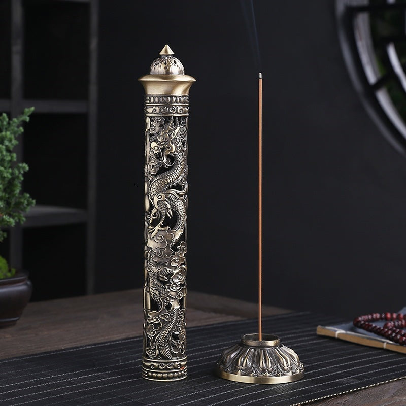 Incense Holder with Intricate Dragon Design Stornfield