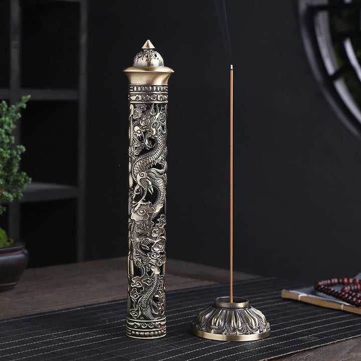Incense Holder with Intricate Dragon Design Stornfield