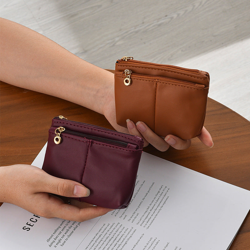 Compact Zippered Storage Coin Pouch Stornfield