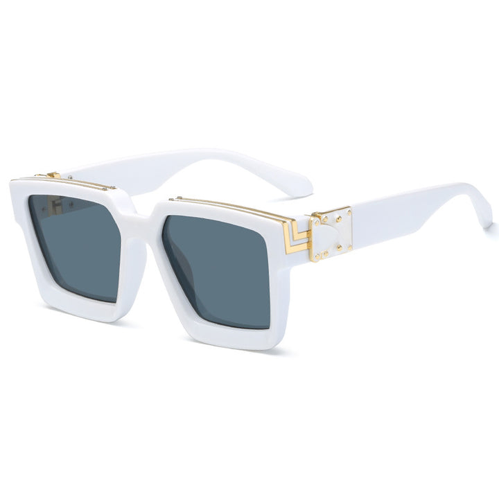 Women's square designer sunglasses with striking frame Stornfield