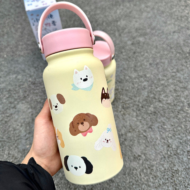 Women’s insulated drinking bottle with funny cat design Stornfield