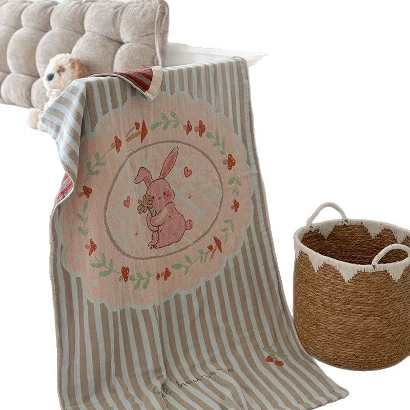 Cotton Muslin Decorative Duck Swaddle Blanket