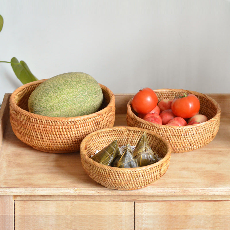 Ladies' beef decoration basket made of natural material Stornfield