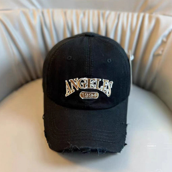 Women's Distressed Vintage-Style Adjustable Baseball Cap Stornfield