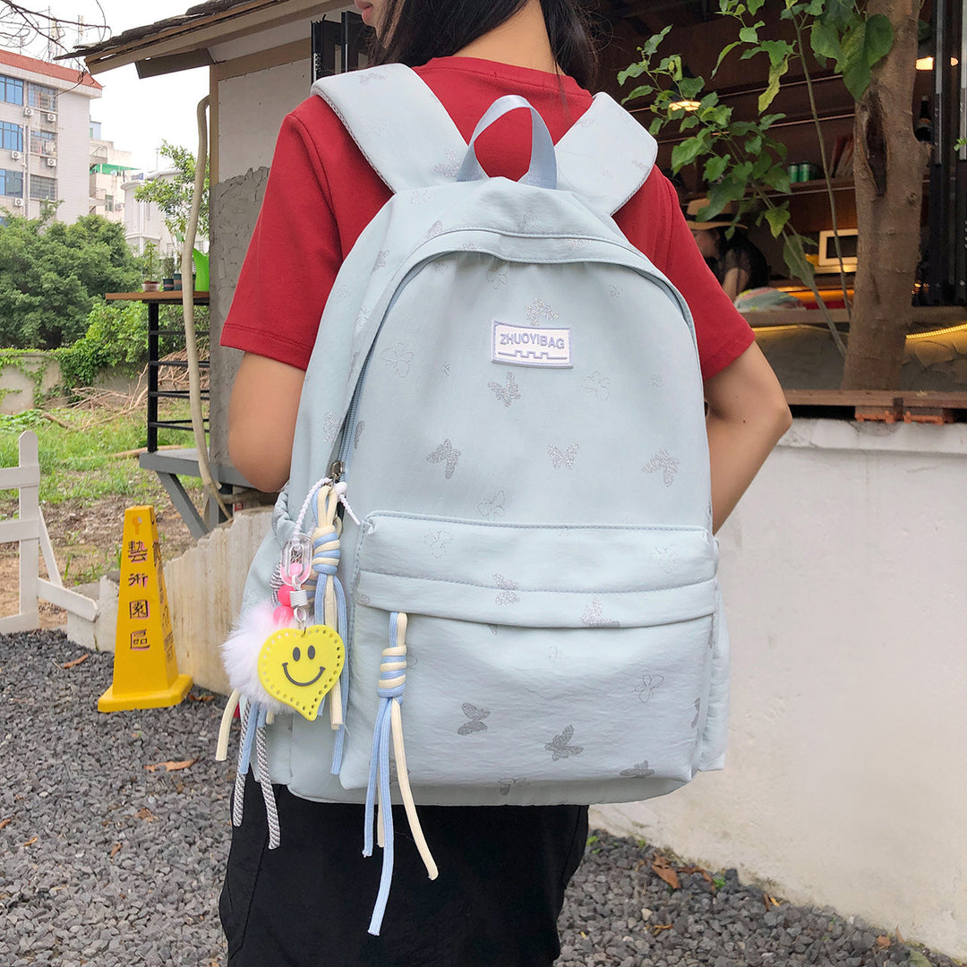 Butterfly Print Casual Backpack Stornfield