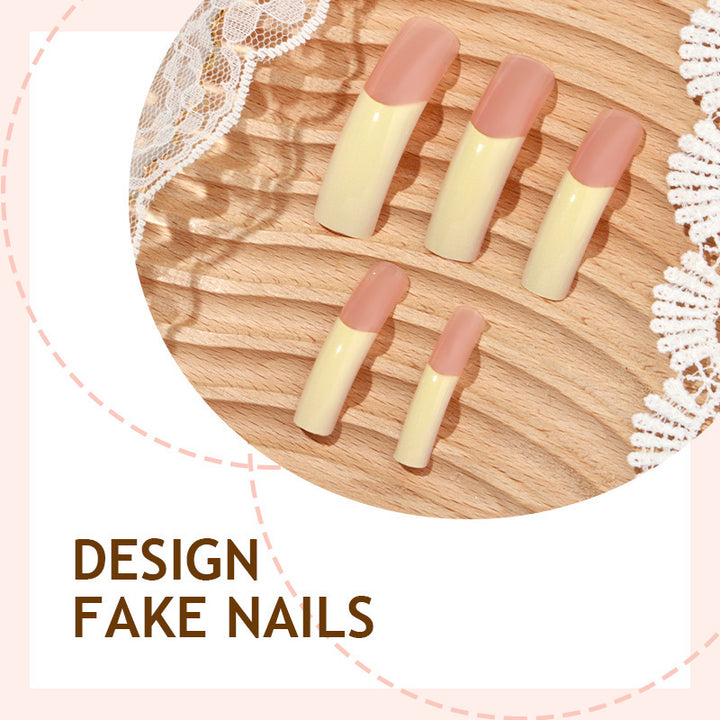 Nail set with elegant French tips Stornfield