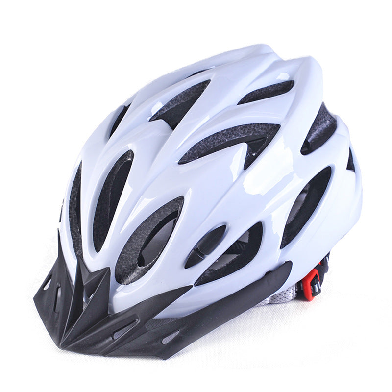 Mountain bike helmet with integrated safety light and dynamic ventilation Stornfield