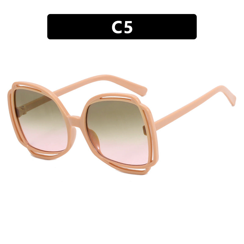Women's oversized sunglasses in stylish retro design Stornfield