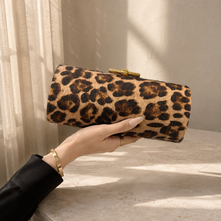 Animal Print Clutch