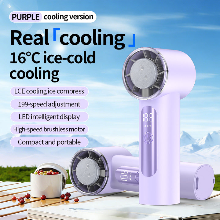 Unisex Portable Ice-Cooling Handheld Fan Stornfield