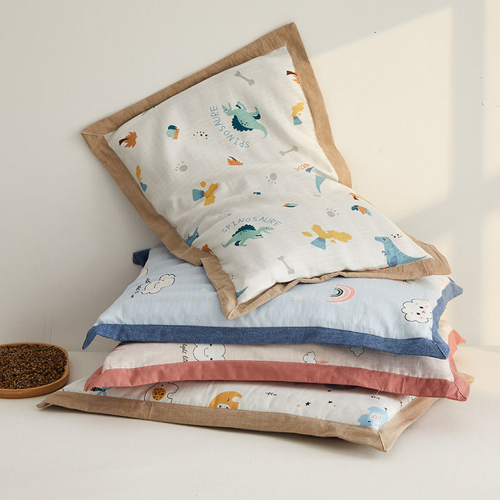 Cozy pillow with colorful rainbow motif Stornfield
