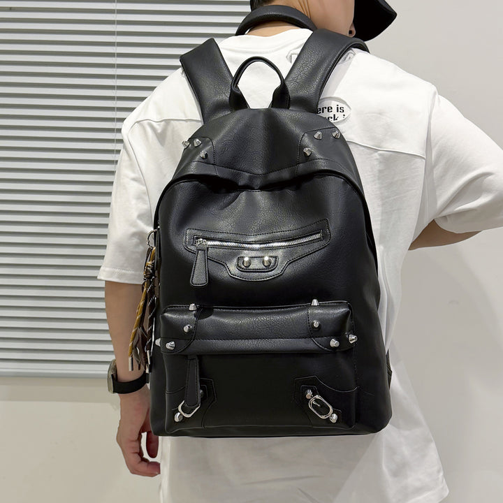 Stylish Casual Leather Backpack Stornfield